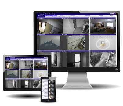C-MOR Video Surveillance can be used on all Platforms like Desktops and mobile Phones.