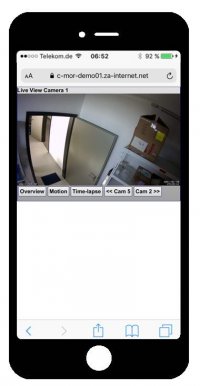 iPhone Camera Live View
