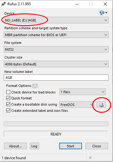 Copy video surveillance software installer on USB stick