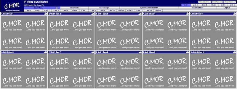 C-MOR Stacking Master View